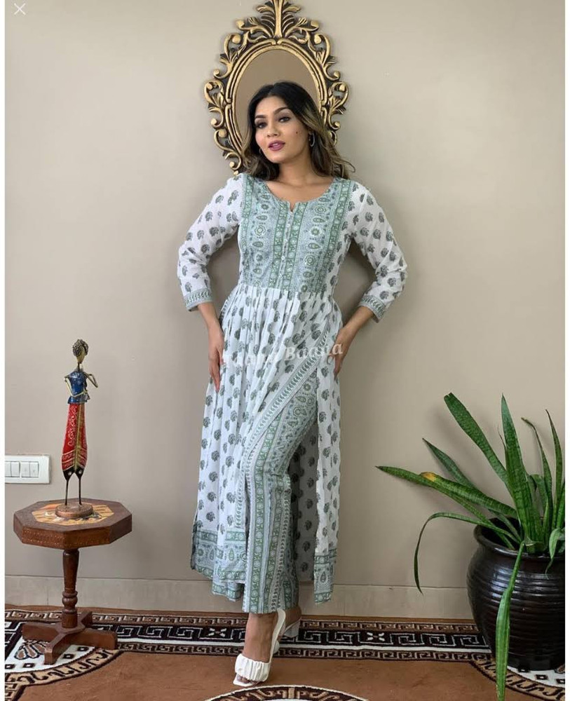 Kurti with skirt new arrivals flipkart