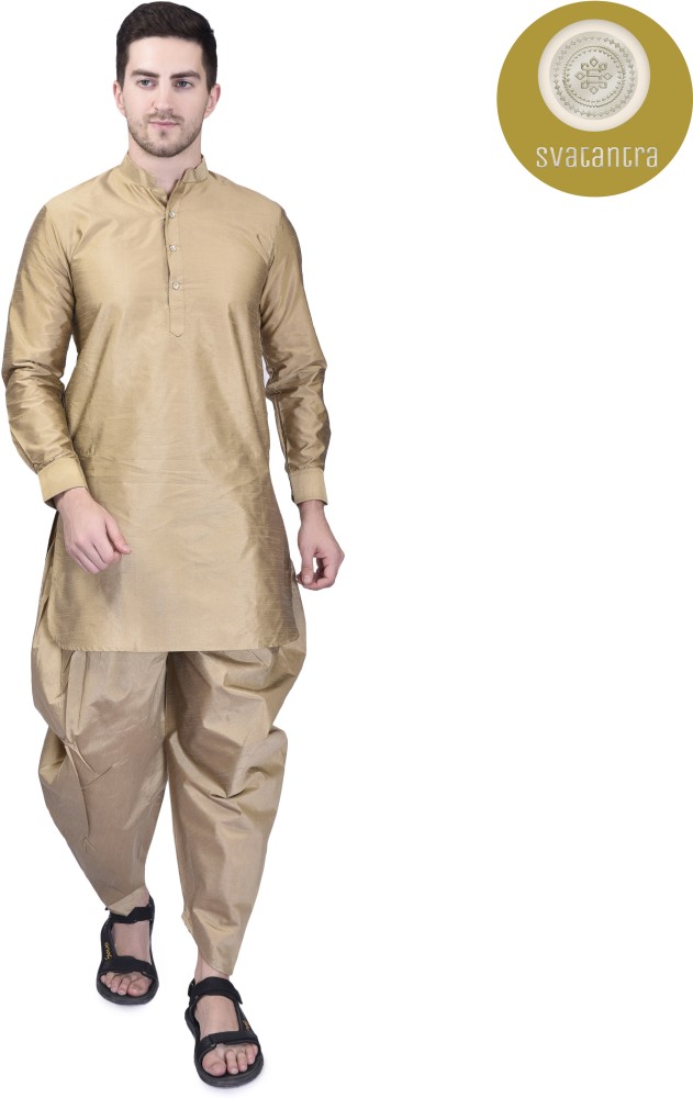 Svatantra Men Kurta Dhoti Set Buy Svatantra Men Kurta Dhoti Set