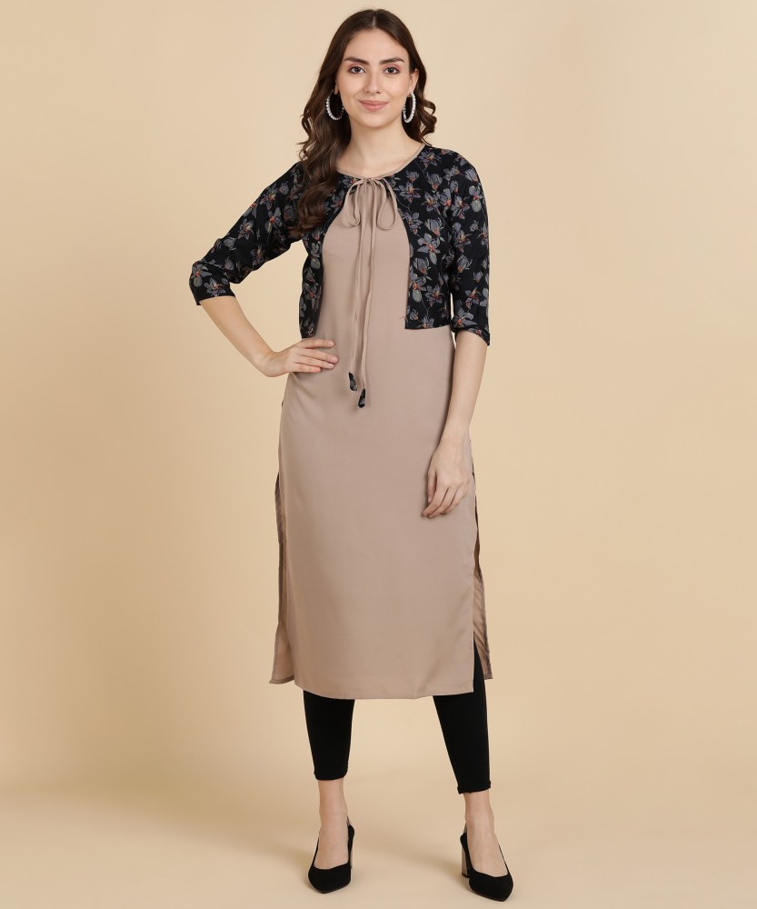 Flipkart long 2025 jacket kurti