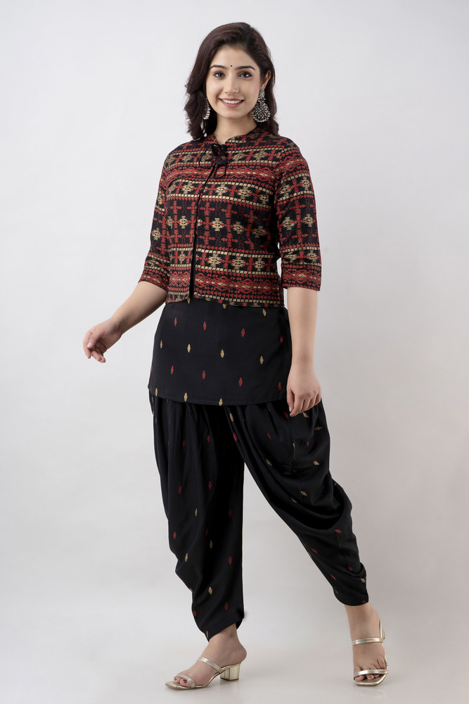 Dhoti kurti with jacket best sale