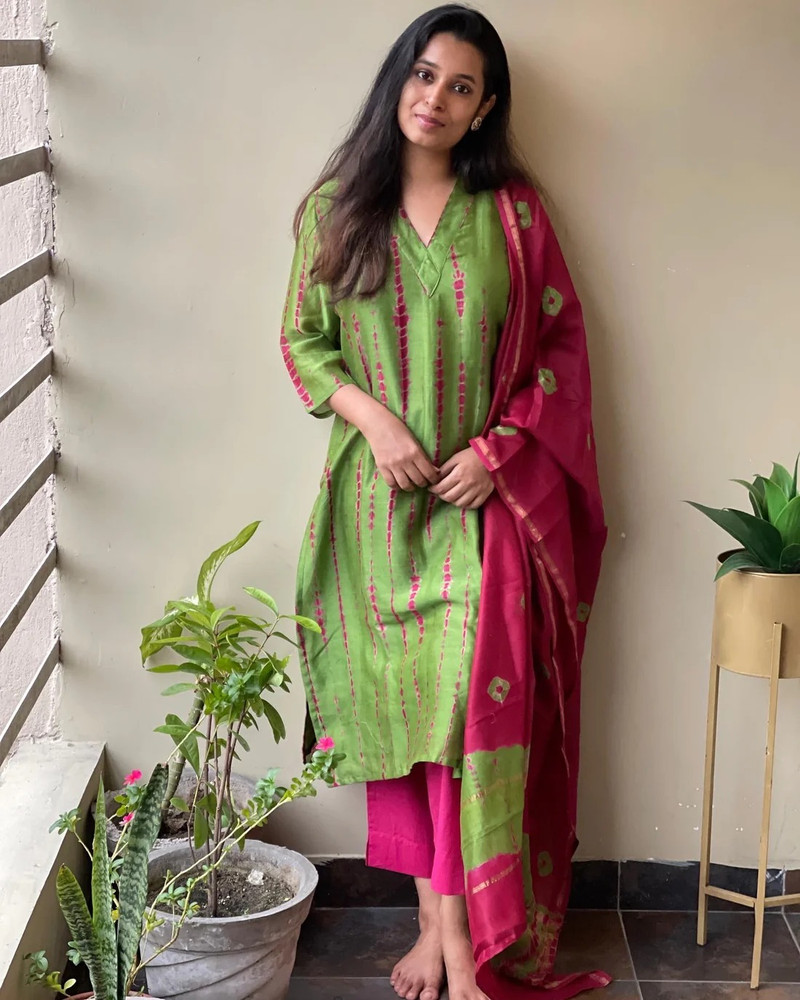Flipkart green kurti online