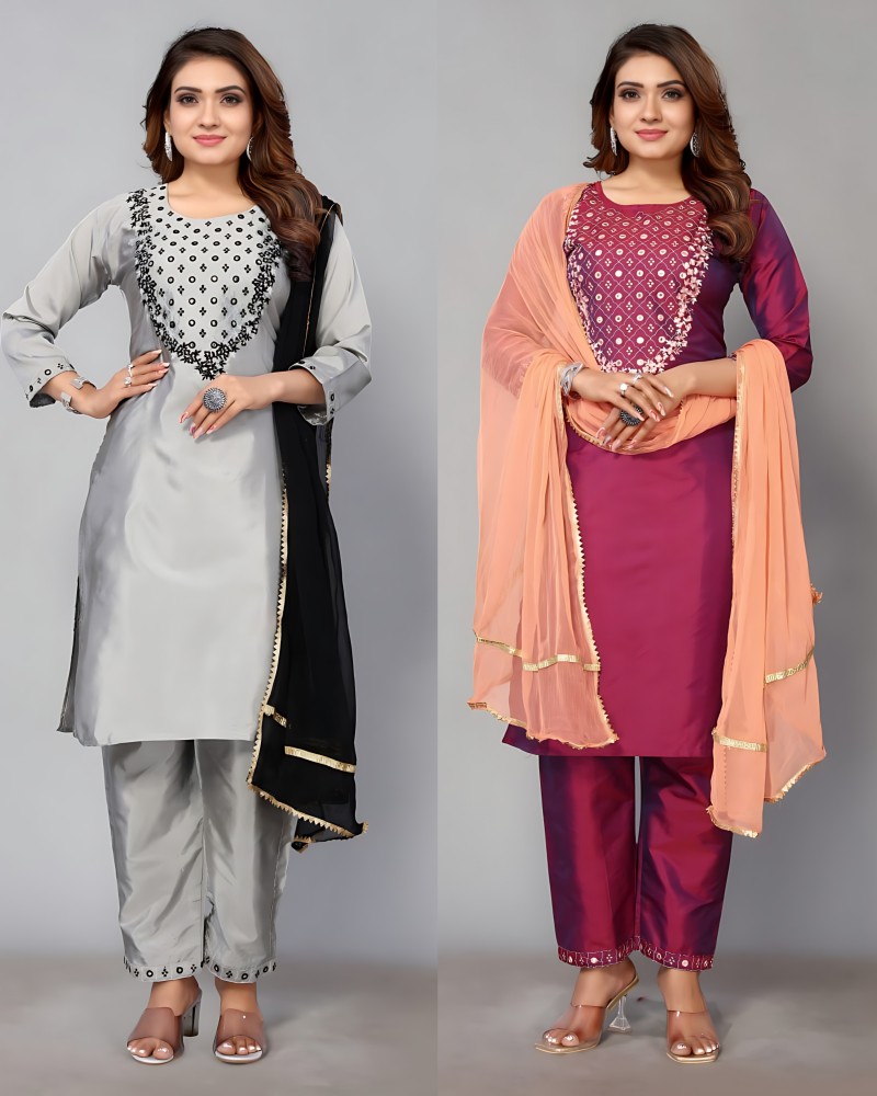 Next Generation Fashion Women Kurti Pant Dupatta Set Buy Next