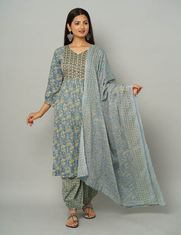 flipkart grey kurti