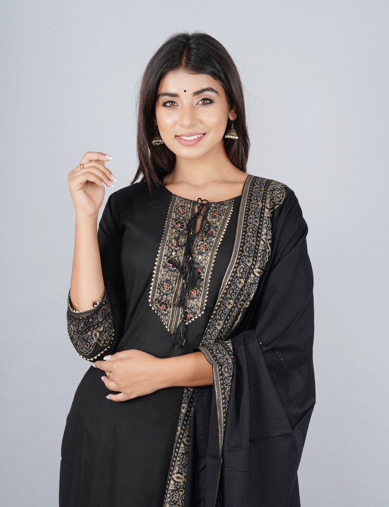 Black kurti 2024 online flipkart