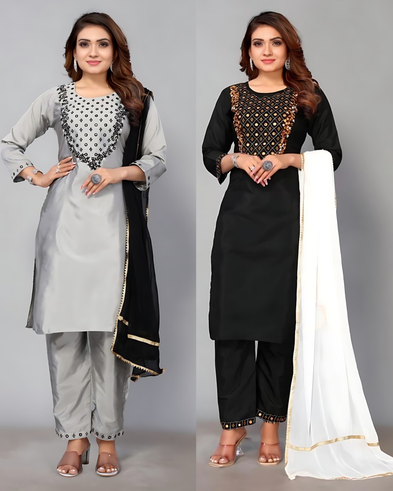 Flipkart kurti with on sale skirt