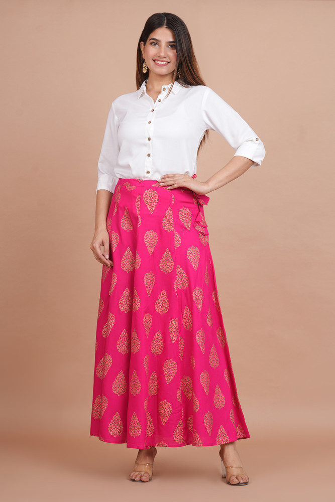 Name  Fabulous Women Dresses Premium Quality Women  Girls Dress White  Shirt With Pink Dress