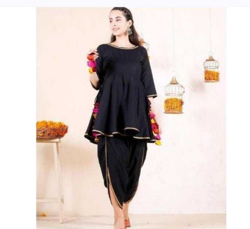 Dhoti anarkali cheap dress