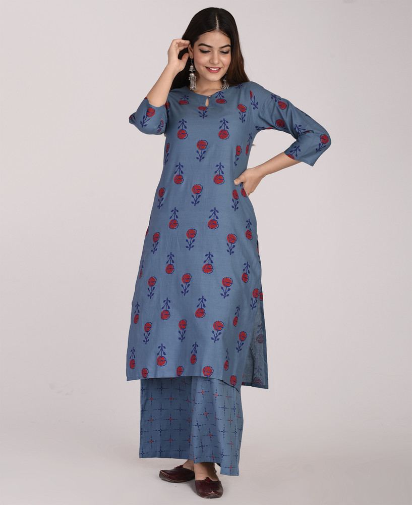 METRO FASHION Women Kurta Palazzo Set Buy METRO FASHION Women