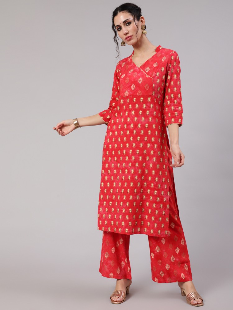 AKS Women Kurta Palazzo Set Buy AKS Women Kurta Palazzo Set Online at Best Prices in India Flipkart