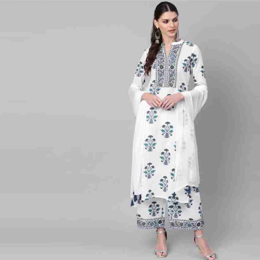 SHREECOLLECTION Women Kurti Palazzo Dupatta Set Buy SHREECOLLECTION Women Kurti Palazzo Dupatta Set Online at Best Prices in India Flipkart