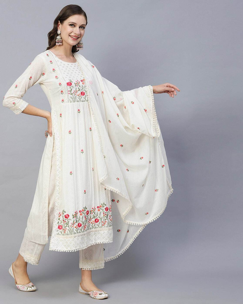 Flipkart cheap white kurti