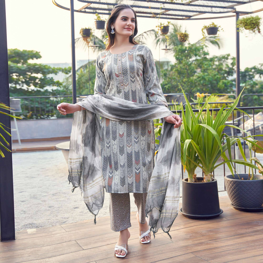 Peachmode Women Kurta Pant Dupatta Set Buy Peachmode Women Kurta