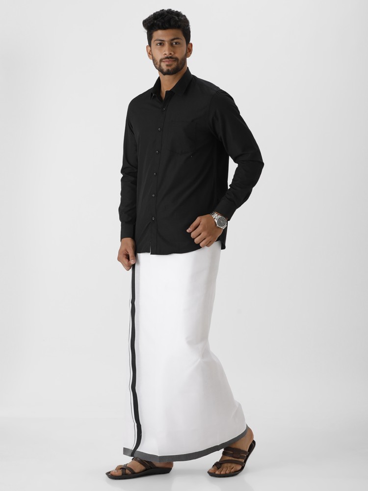 Ramraj Cotton Men Shirt Dhoti Set - Buy Ramraj Cotton Men Shirt