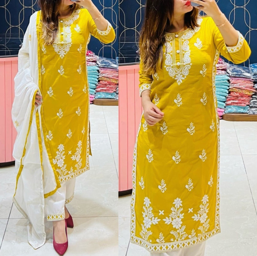 samu Women Kurti Pant Set