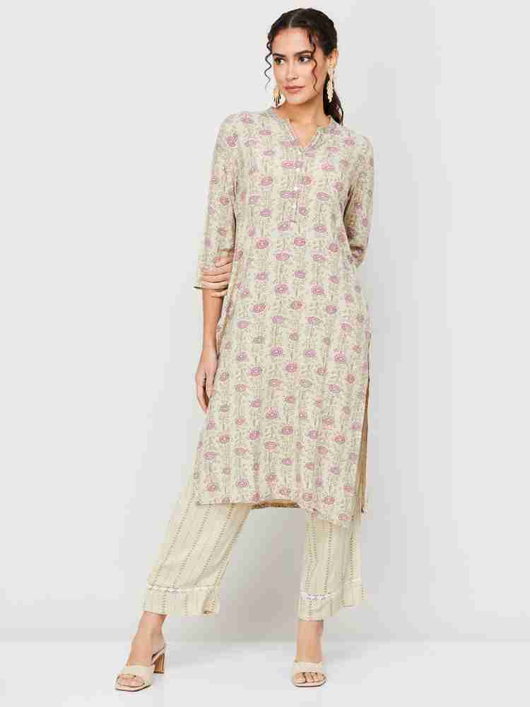 Melange by Lifestyle Women Kurta Pyjama Set - Buy Melange by Lifestyle Women  Kurta Pyjama Set Online at Best Prices in India