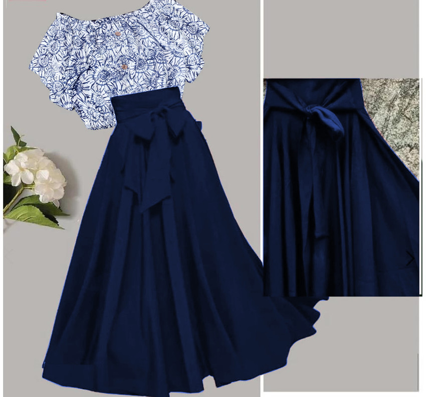 Formal crop top deals and skirt