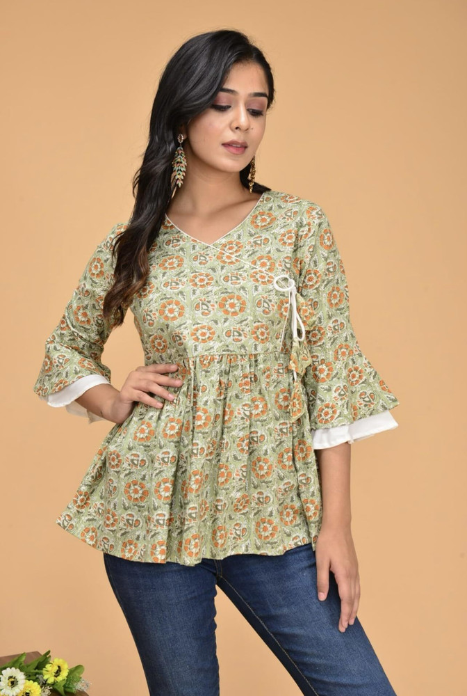 Ethnic tops with jeans cheap