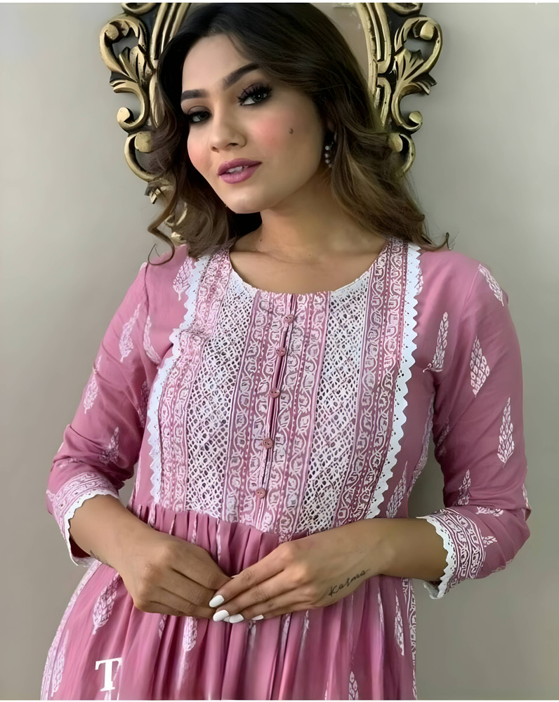 Pink World Women Kurti Pant Set Buy Pink World Women Kurti Pant