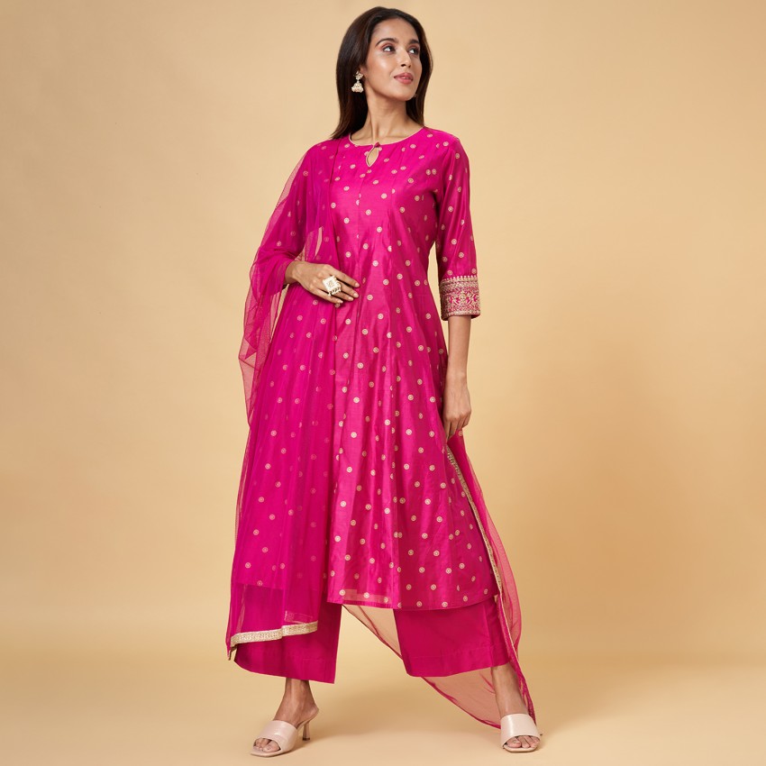 Rangmanch by Pantaloons Women Kurta Pant Dupatta Set - Buy Rangmanch by  Pantaloons Women Kurta Pant Dupatta Set Online at Best Prices in India