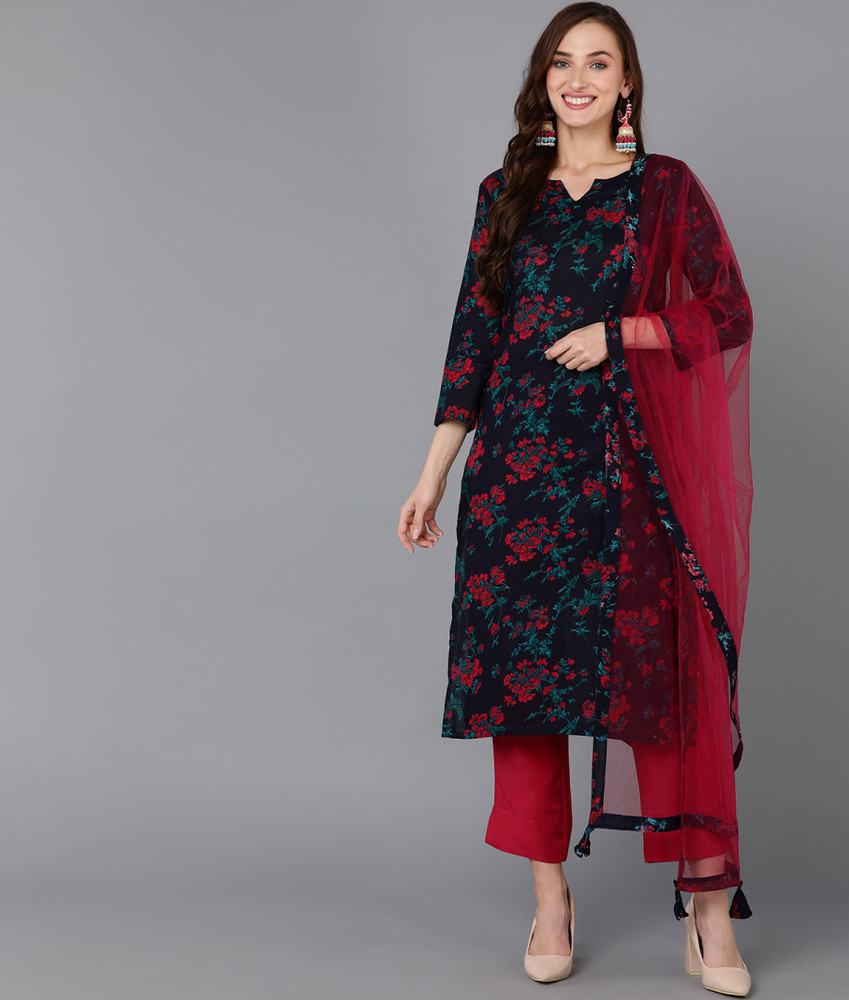 AHIKA Women Kurta Pant Dupatta Set Buy AHIKA Women Kurta Pant Dupatta Set Online at Best Prices in India Flipkart