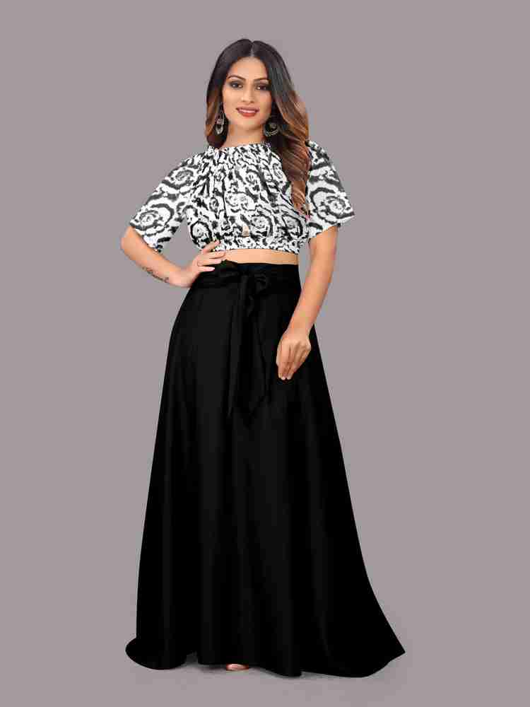 okf Women Crop Top Skirt Set Buy okf Women Crop Top Skirt Set Online at Best Prices in India Flipkart