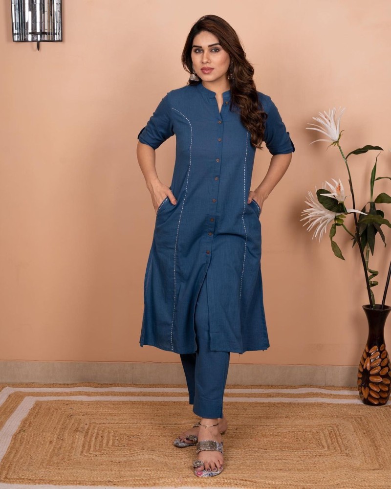 parvati enterprises Women Washed A-line Kurta - Buy parvati enterprises  Women Washed A-line Kurta Online at Best Prices in India