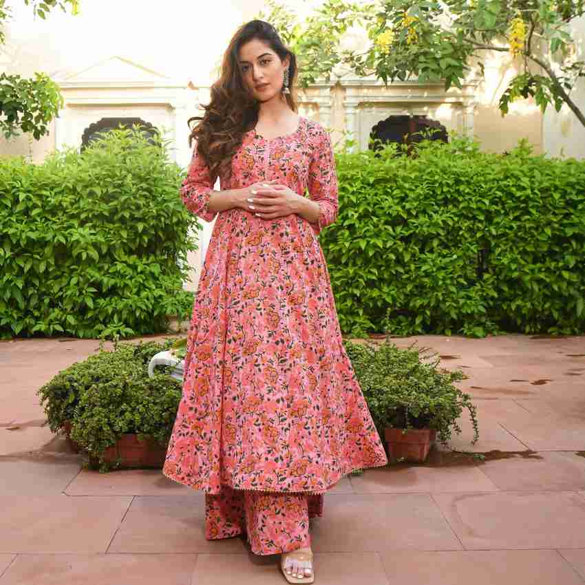 Frock type kurta with palazzo outlet