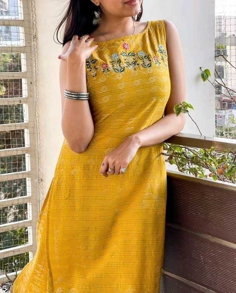 Flipkart yellow hotsell kurti
