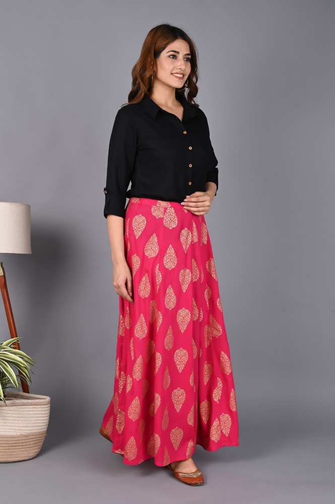 Long skirt with crop hotsell top flipkart