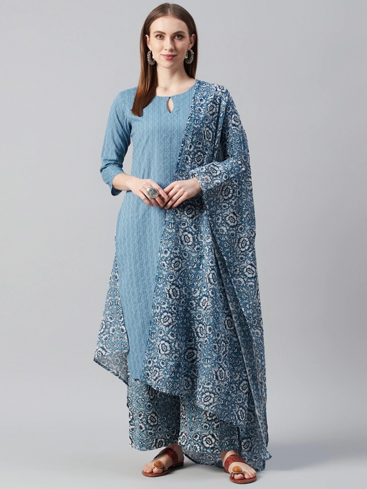 Kurti with palazzo on flipkart best sale