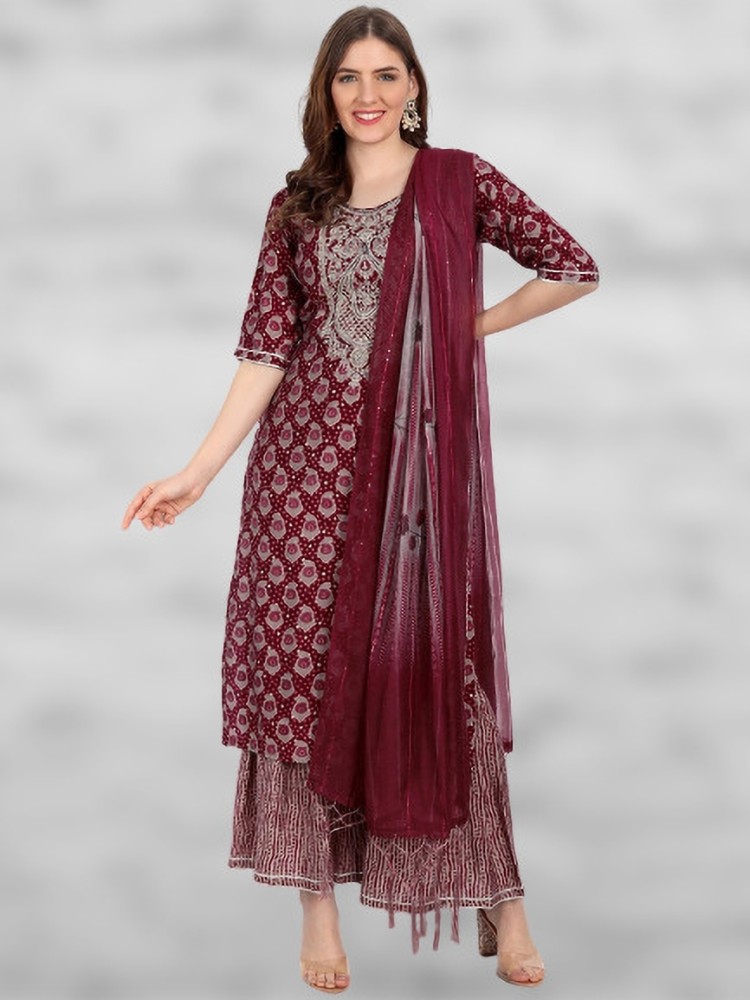 Buy Red Cotton Palazzo () for N/A0.0