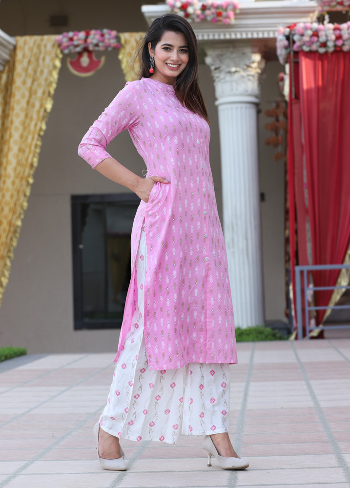 flipkart kurtis with palazzo