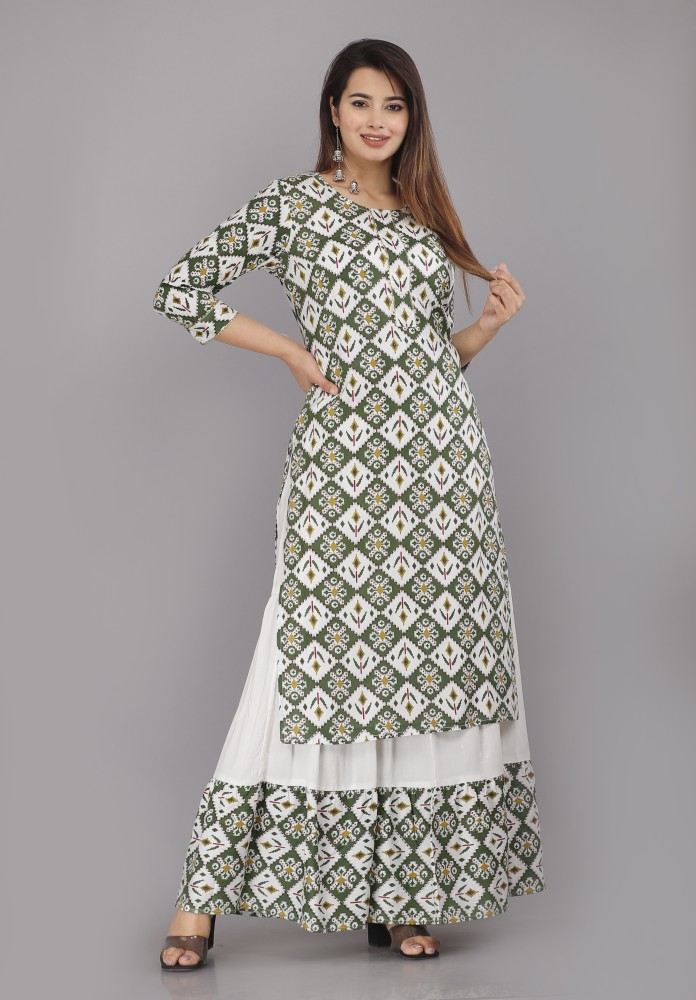 Kurti with outlet skirt flipkart