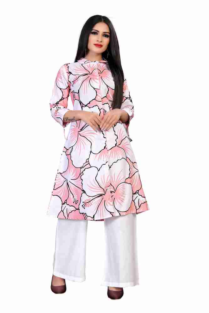 KAJAL FAB Women Kurti Palazzo Set - Buy KAJAL FAB Women Kurti Palazzo Set  Online at Best Prices in India | Flipkart.com