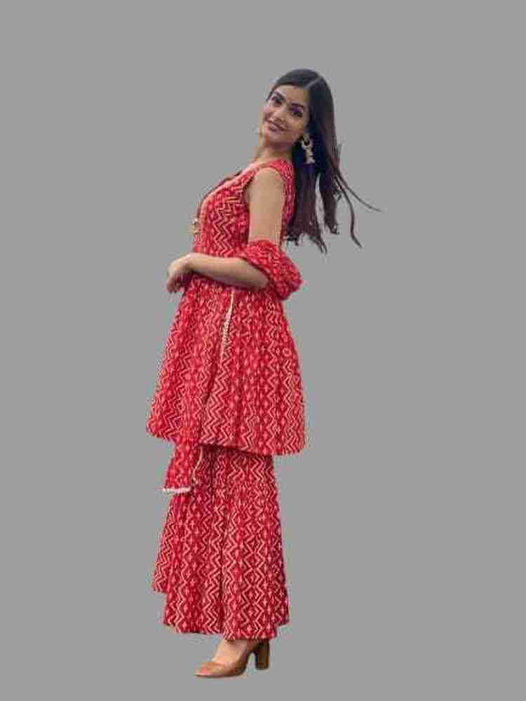 SHEKHAWATI FASHION Women Kurta Palazzo Set - Buy SHEKHAWATI FASHION Women  Kurta Palazzo Set Online at Best Prices in India