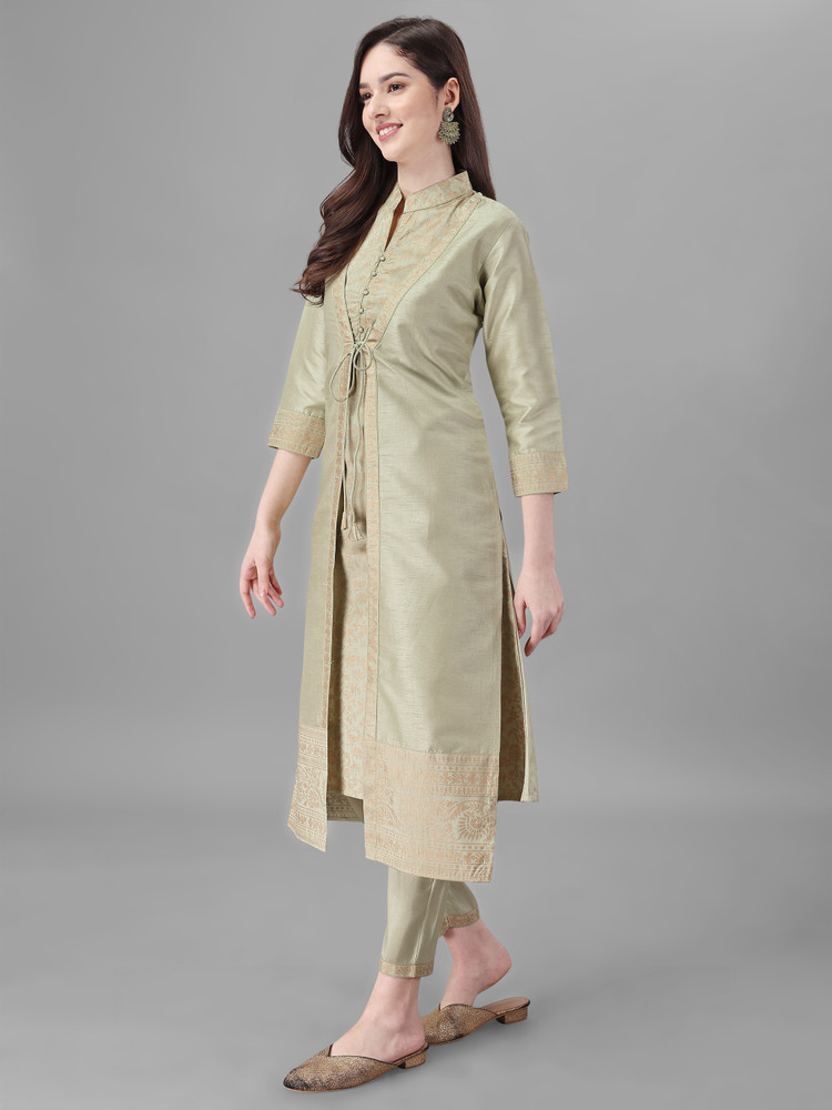 Kurti with clearance jacket on flipkart