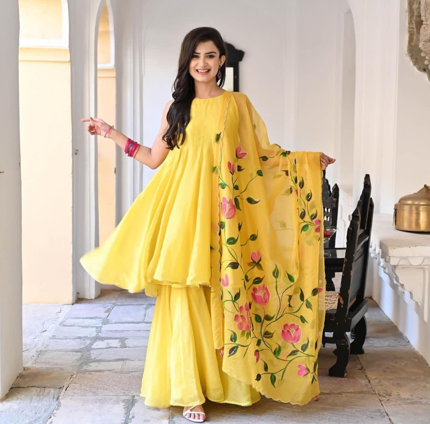 Simple online sharara design