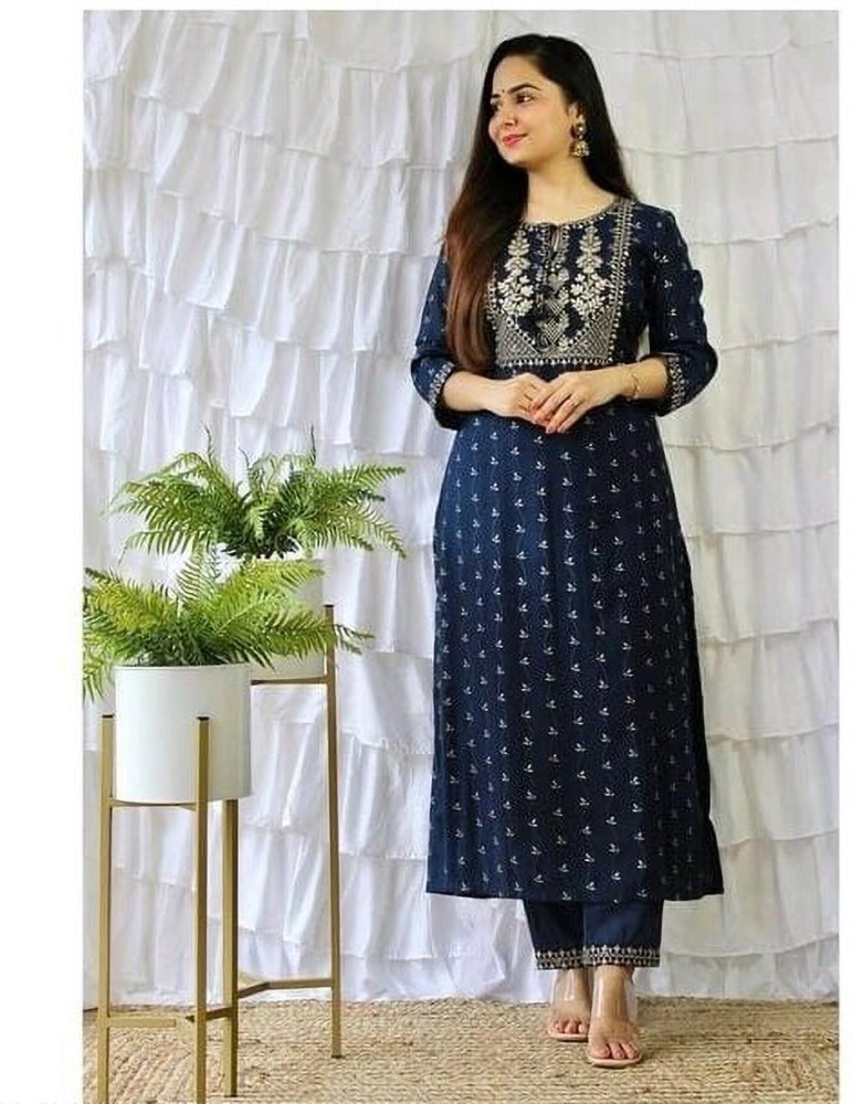 Flipkart clearance blue kurti