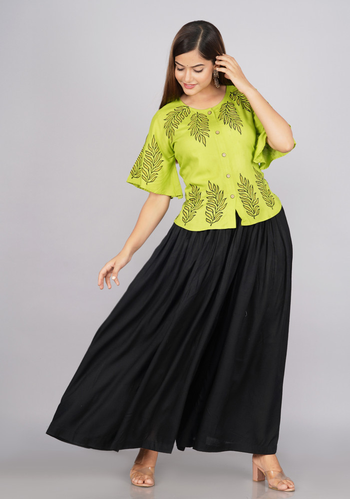 Palazzo skirt with top top