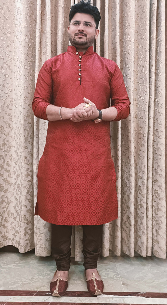 Larwa men's kurta and churidar set sales