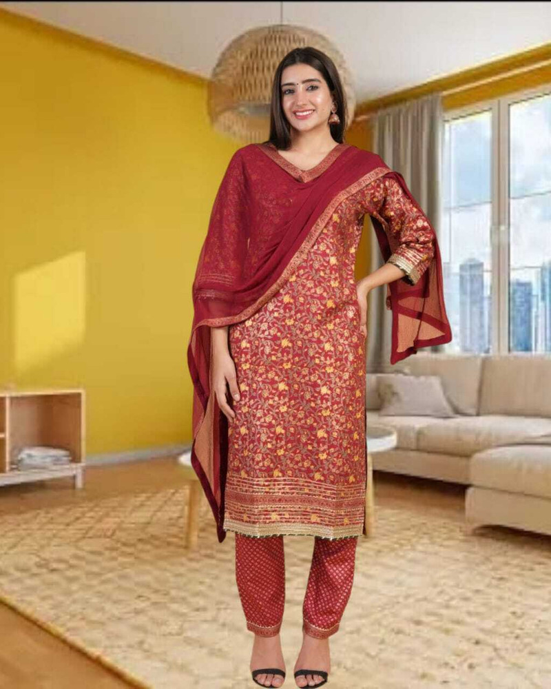 QUEENSFAB Women Kurta Churidar Dupatta Set Buy QUEENSFAB Women Kurta Churidar Dupatta Set Online at Best Prices in India Flipkart