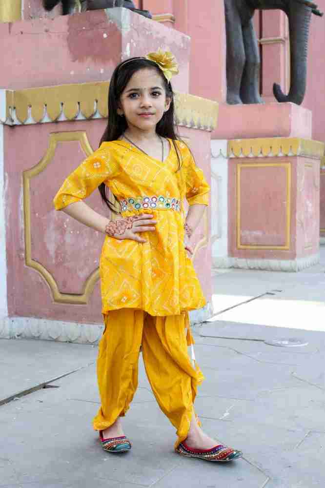 Dhoti set for baby girl clearance