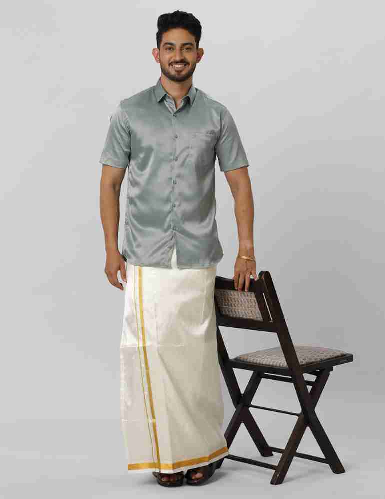 Ramraj Cotton Men Shirt Dhoti Set - Buy Ramraj Cotton Men Shirt