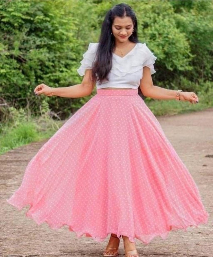 Felopie Women Ethnic Top Skirt Set - Buy Felopie Women Ethnic Top Skirt Set  Online at Best Prices in India