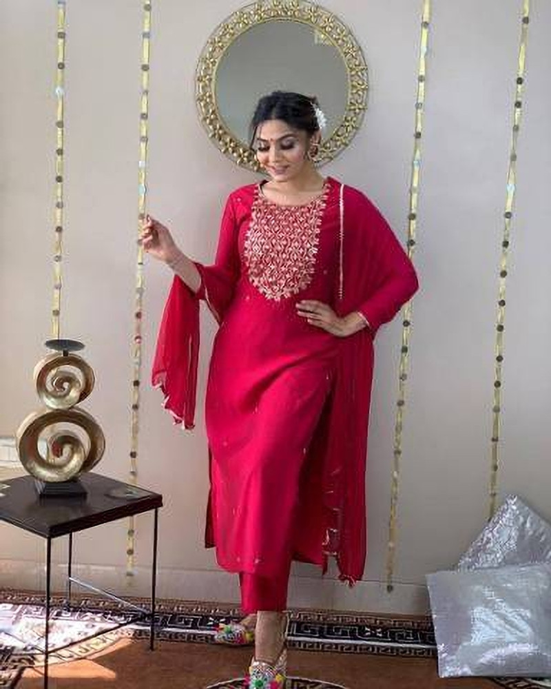 Red kurti flipkart cheap