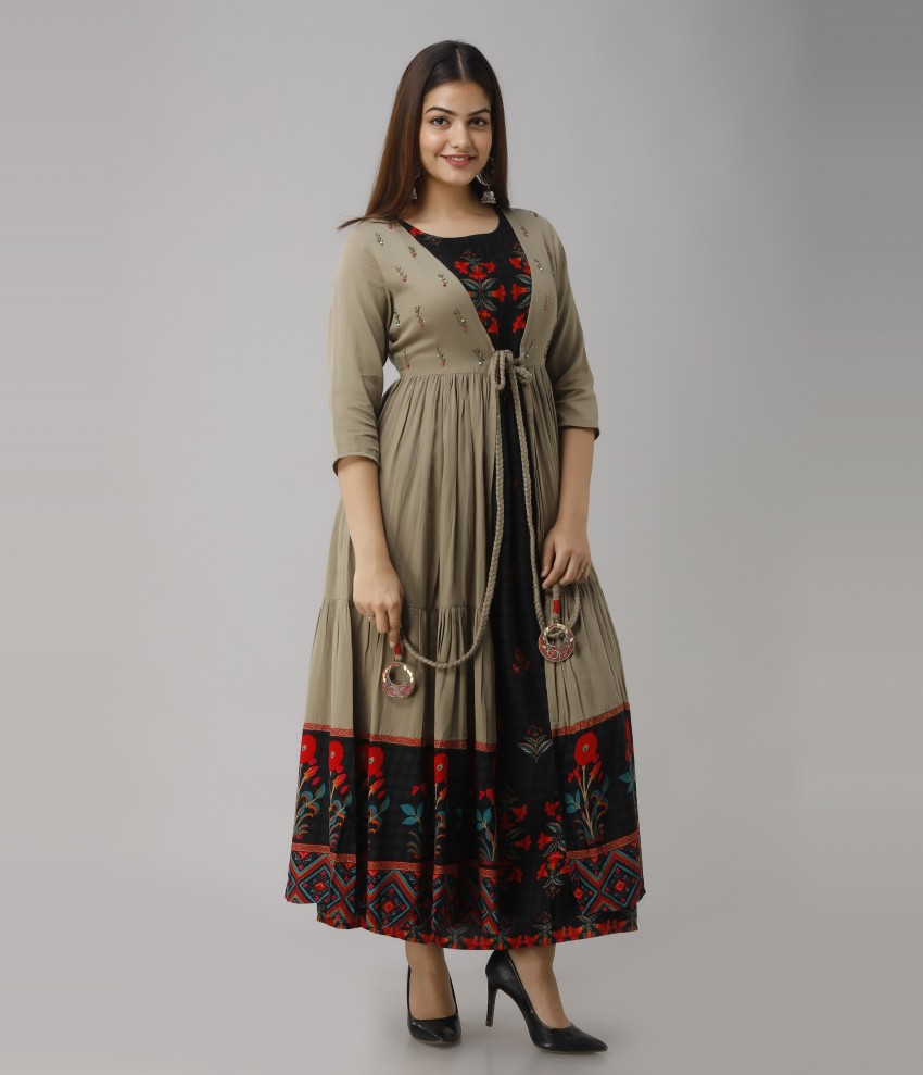 Kanya Faison Women Embroidered Ethnic Dress Kurta  Buy Kanya Faison Women  Embroidered Ethnic Dress Kurta Online at Best Prices in India  Flipkartcom