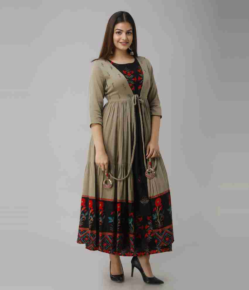 Nehamta Women Kurta Ethnic Jacket Set - Buy Nehamta Women Kurta Ethnic  Jacket Set Online at Best Prices in India | Flipkart.com