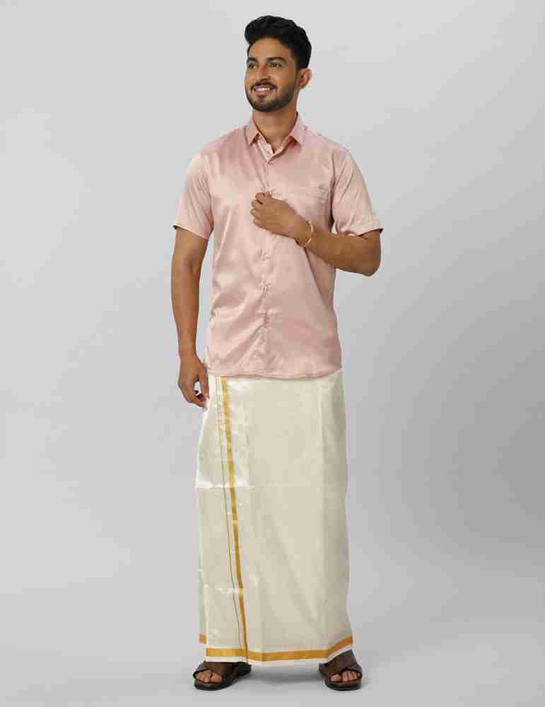 Buy Dhoti Shirt Set Online, Best Dhoti and Shirt Set Combo for Men