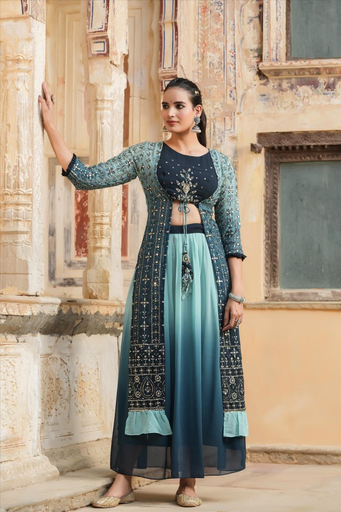 Floor length ethnic clearance jackets