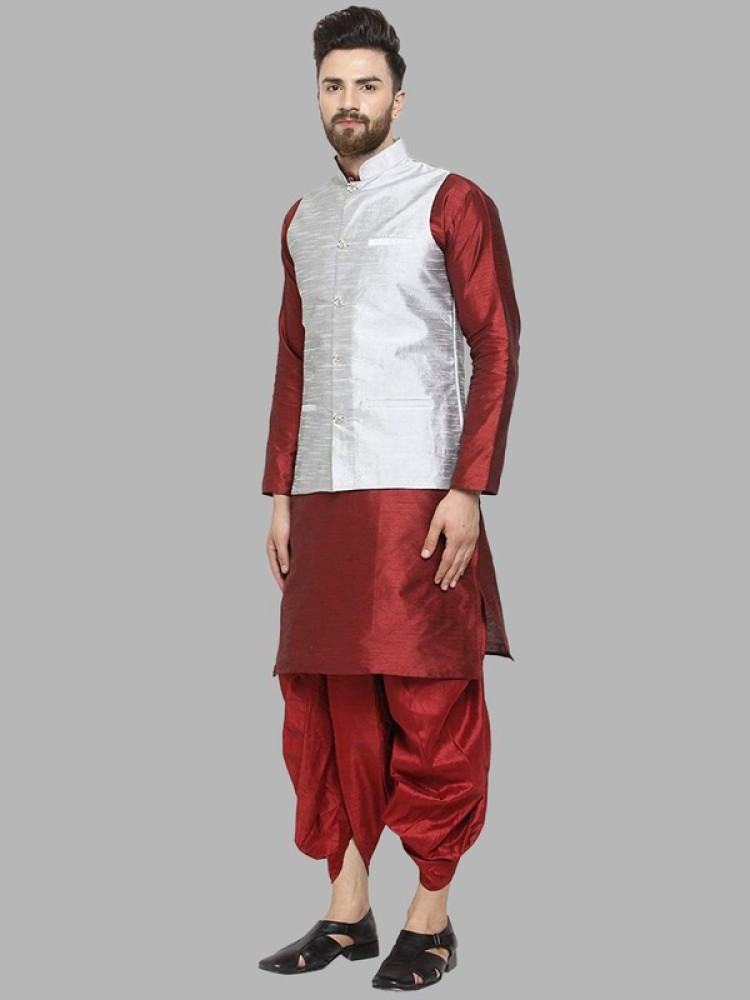 Royal Kurta Men Kurta Dhoti Ethnic Jacket Set Buy Royal Kurta Men Kurta Dhoti Ethnic Jacket Set Online at Best Prices in India Flipkart